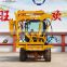 Multifunctional diesel power hydraulic fence post guardrail pile driver