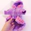 Beautiful dog clothes double star baby plus velvet teddy bears pet clothes Overcoat With Lace
