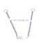 High quality lettering dog poodle collar chain