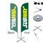 Teardrop Banner 2.8m Beach Banner Flag