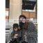 6886 Parent-child shirt baby girl long sleeve fashion shirt retro plaid blouse