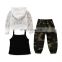 Kid Toddler Baby Girl Sets Summer Clothes Camouflage Pants Outfits