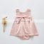 Summer Newborn Set Female Baby Suit Infant Big Bow Sleeveless Vest Top + Pants Two Piece Set Baby Girl Clothes Princess Clothes