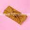 Baby knot Soft Nylon Headband Girl hairband Solid Color Kids tulband Hair Accessories 27colors
