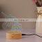 Hot Sale 3D Illusion wooden Base Night Light Table Desk Lamp