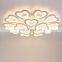 Love Shape Shadow Led Ceiling Lights Decorative Ceiling Light Home Decorations for Wedding