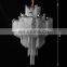 Modern fashion simple luxury K9 clear Crystal Ceiling Lighting Chandelier