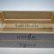 Custom logo and color solid pine wooden crate,unfinished wood crates
