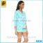 2016 Long sleeve printing cotton sleepwear pajamas