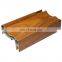 Wood grain window and door decoration aluminum extrusion profiles