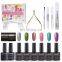 2020 newest gift box package 6 Colors nail gel polish set professional nails salon DIY