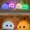 Discount LED Night Lamp 7 Colors Colorful USB Rechargeable sheep Silicone Night Light for bedroom
