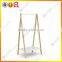 Double side clothing store display rack with wheels
