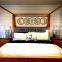 Decorative 5pcs Half Moon Shaped floating phase sets wall sticker for home wall hanging