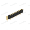 Dnenlink 2.54mm pitch Single Row H4.0mm Concave contact Straight Female Header DIP type PogoPin header