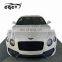 Body kit suitable for Bentley Continental GT in v style carbon fiber front bumper rear bumper side skirts and wing spoiler