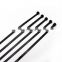 JZ Factory Price PA6 Nylon Cable Ties 4.8*200 mm Self-locking Zip Tie Black and White 100pcs/bag