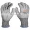 Cut resistant CE level 5 cheap pu palm coating anti-cut gloves