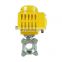 pneumatic magnetic valve control triple pneumatic operated directional valve ball valve for water air