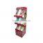 Custom design cardboard store display rack/convenience store display racks/department store display racks