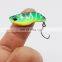 Fast delivery 28mm 2.5g 3D eyes with single hook metal VIB Artificial Bait fishing lure