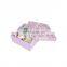 Elegant Purple 350g Cardboard Paper Box Customized Logo Foldable Box for Birthday Gift Box