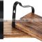 Floating Wall Mount Shelves Rustic Wood For Any Room Decoration Burning/Torched Finished