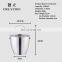 Factory Direct custom 1.5l single wall stainless steel drinking luxury mini wine ice bucket tubs for beer