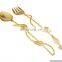 Brass Gold Fancy Cutlery Set