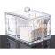 Clear Acrylic Jewelry and Cosmetic Storage Box Cotton Pads Organizer
