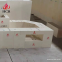 Zhengzhou HCR Brand tin bath bottom brick/fire caly block/ casting kaolin block for float glass furnace