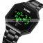 New Arrival Top Quality Wristwatch Brand Skmei 1696 Stainless Steel 30m Waterproof Men Digital Led Touch Screen Watch