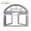 Modern Design aluminium open round window / half round windows opening