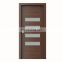 Latest modern latest interior bedroom bathroom finished decorative American frame wood frosted glass door