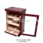 Matte single glass door 3 trays Box Spanish Cedar Wooden cabinet Cigar display Humidor for cigar collection storage