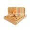 Bamboo Bread Slicer for Homemade Bread Loaf Wooden Bread Cutting Board With Crumble Holder Foldable and Adjustable