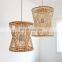 100% Eco-friendly Rattan Lampshade rattan pendant light Cheap wholesale ceiling light decor high quality