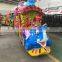 Commercial children amusement park trackless road elephant train on sale