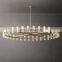 Hengzhi Modern K9 Crystal Lights ARCACHON LED ROUND CHANDELIER 36