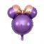 Mini Mickey Mouse Cartoon Head Balloon Aluminum Foil Inflatable Balloons for Cartoon Theme Birthday Party Decoration Toys Gifts