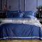 2016 cotton luxury satin embroidered used hotel bed sheets set 5 star hotel bedding sets