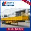 High quality low bed trailer for sale container loader 40ft flatbed semi trailer cimc