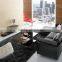 European style home Foshan furniture living room Sofa , genuine leather sofa with legs