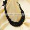 2016 fashion string lace women fake crystal necklace