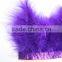 Natural Craft Fashion Lace Purple Turkey Feather Trim For Hats