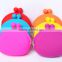 Candy Color Soft Touch Silicone Coin Purse Lady Purse Bag