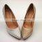 sexy pointed toe high heel diamond bridal party shoes
