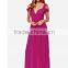 Women's Cute Purple V-Neck Dress