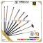9pcs Combination Type Brush Nylon Hair Watercolor Artist Brush Set