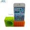 New Arrived Silicone Horn Speakers for iPhone 6, Sales Promotion Gift Silicone Speaker